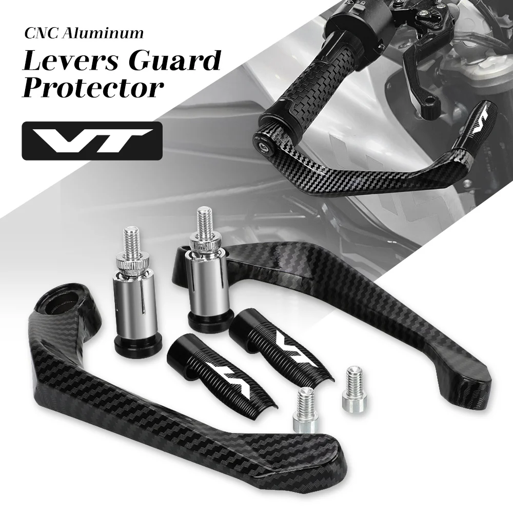 For Honda Shadow VT 400 600 750 1100 VT400 VT600 1300 Motorcycle Levers Guard Brake Clutch Handlebar Grips End Protector