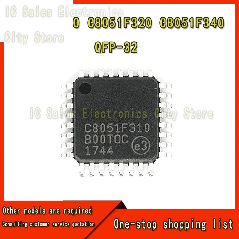 Chip IC de piezas, C8051F310, GQR, C8051F320, C8051F340, 2 QFP-32, nuevo, en Stock, al por mayor