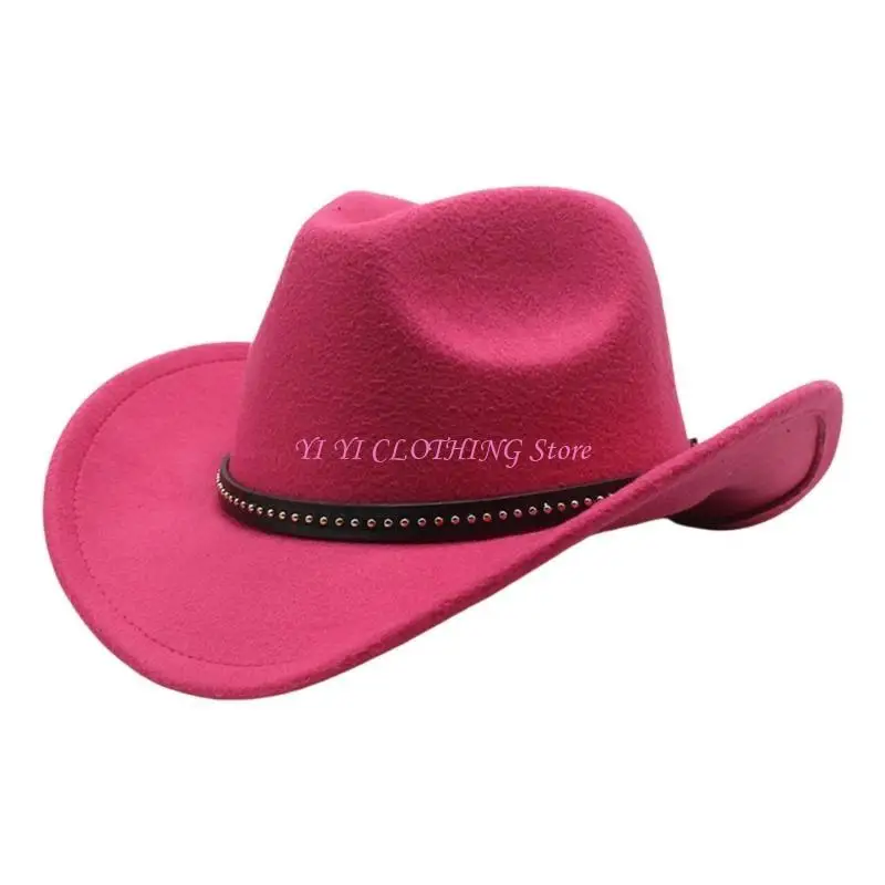 N5KF عتيقة Homburg Panama Hat Western Porkpie Hat Hat Cowboy Hats لتناول العشاء في الهواء الطلق في الهواء الطلق.