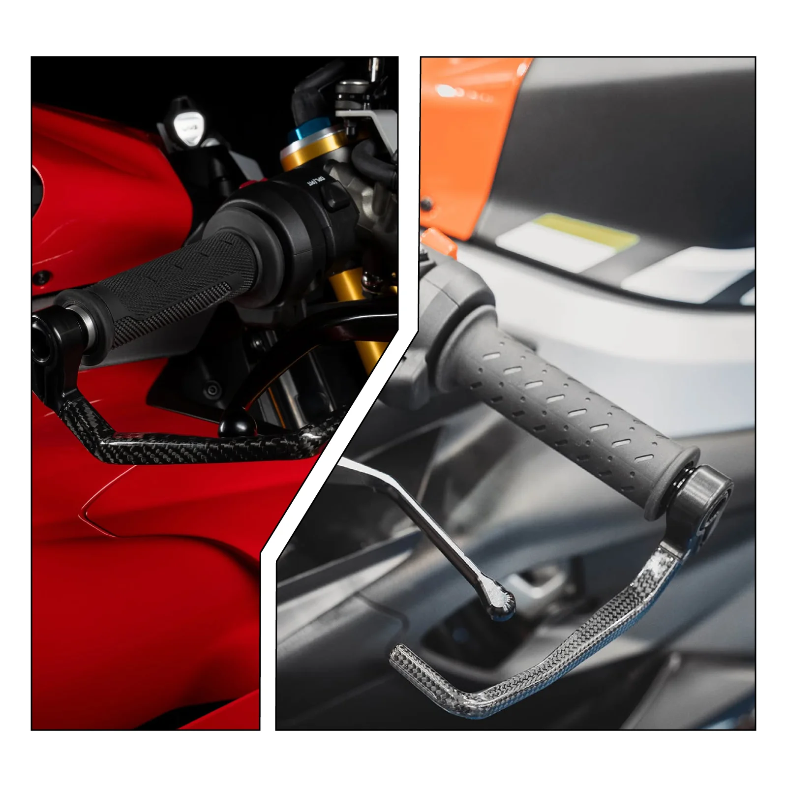 Motorcycles Carbon Fiber Brake Clutch Guard Levers For Suzuki GSX-R 1000 750 600 Motorcycle Handlebar Brake Clutch Lever Guard