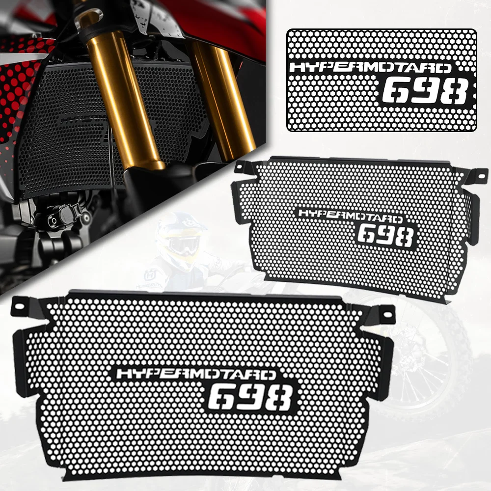 

2026 2025 2024 Motorcycle Accessories Radiator Grille Guard Protector Cover For Ducati Hypermotard 698 Mono/RVE Hypermotard698