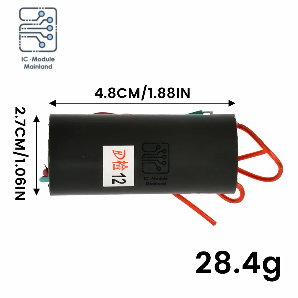 50KV Small Volume High Voltage Pulse Arc Generator Inverter Booster Transformer Arc Strike DC3.6-4.8V High Voltag Impulse Module