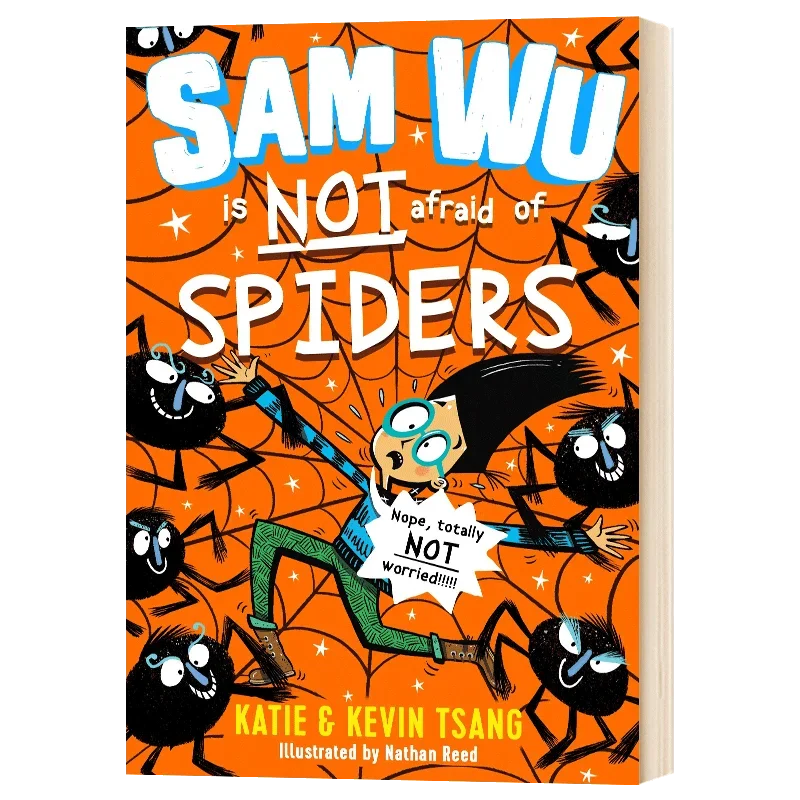 

Сэм Ву НЕ Боится романов-пауков, детские книги для детей 6, 7, 8, 9 лет, английские книги, 9781405294287
