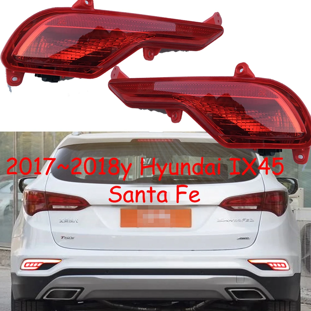 1pcs Car accessories bupmer tail light for Hyundai IX45 taillight rear light 2017~2018y Santa fe ix45 fog lamp