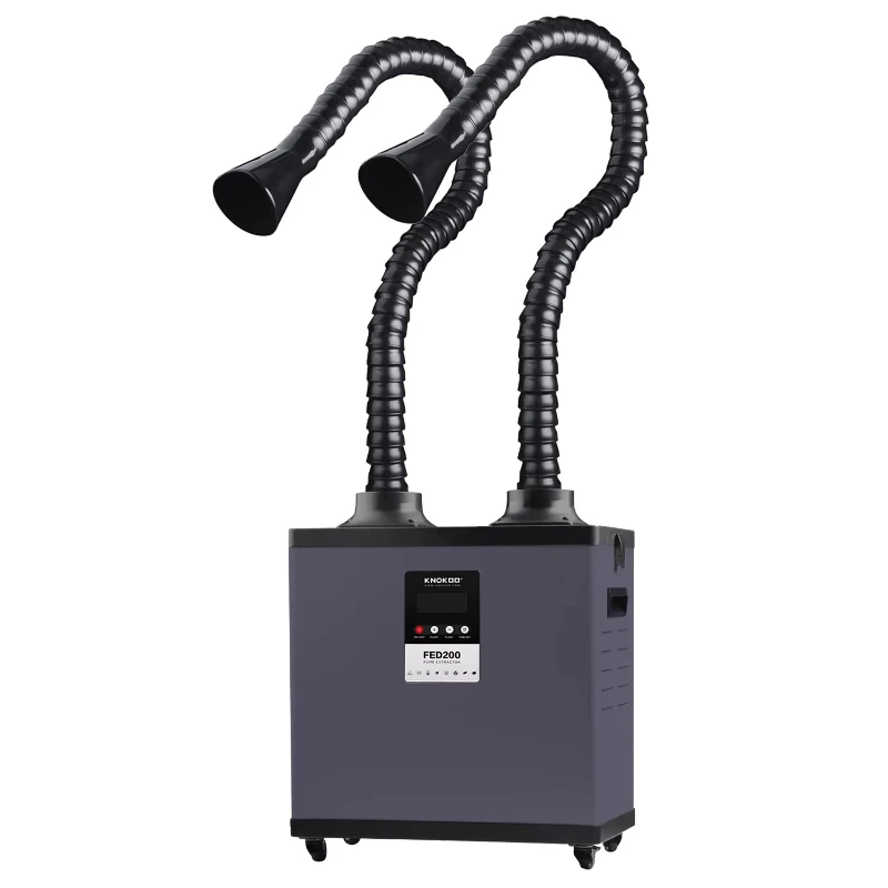 FES200/FED200 Soldering Fume Extractor New Welding Smoke Absorber for DTF Printer  Hair Protein