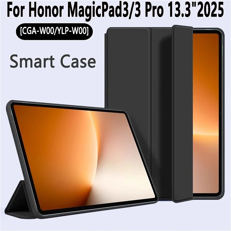 PU Tri-fold Stand Case for Huawei Honor MagicPad 3 Pro Case 13.3