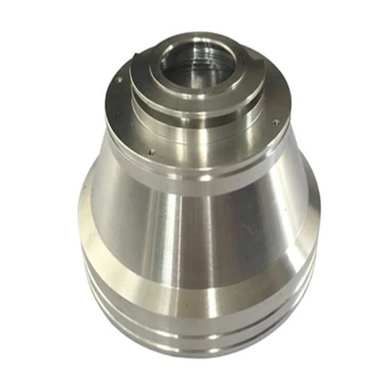 CNC Turning Customized Stainless Steel Flange Straight Pipe Joints With Nickel Plating Machining Treatment