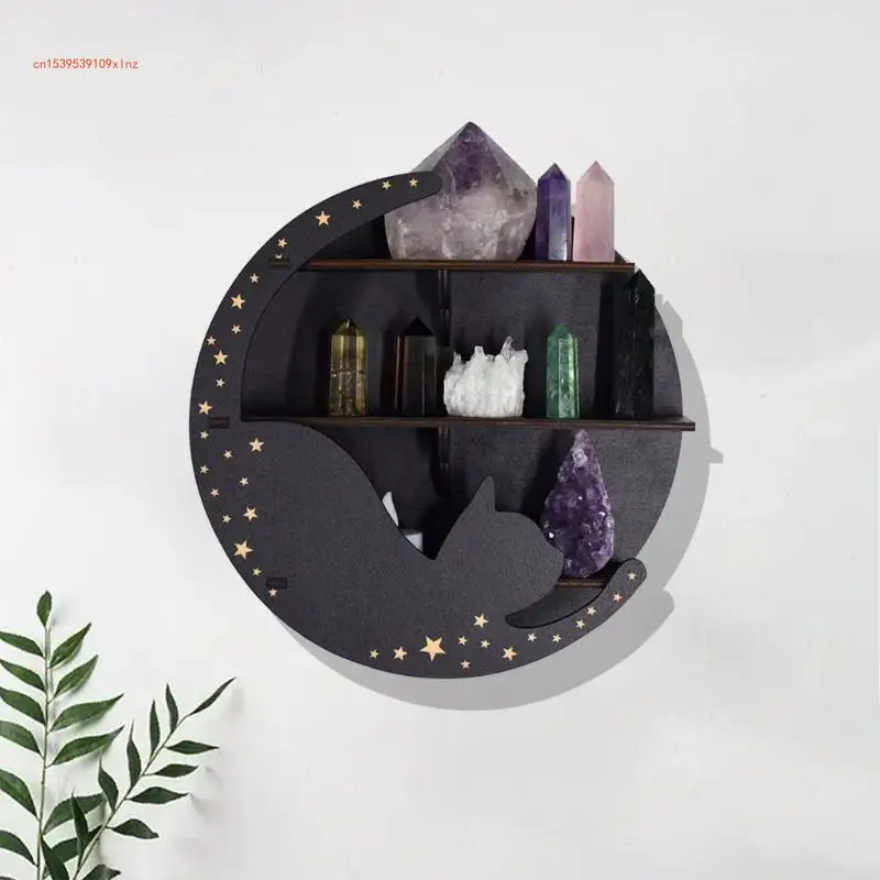 Ornament Molds Silicone Storage Rack Mold Moon Wall Storage Shelf Moulds