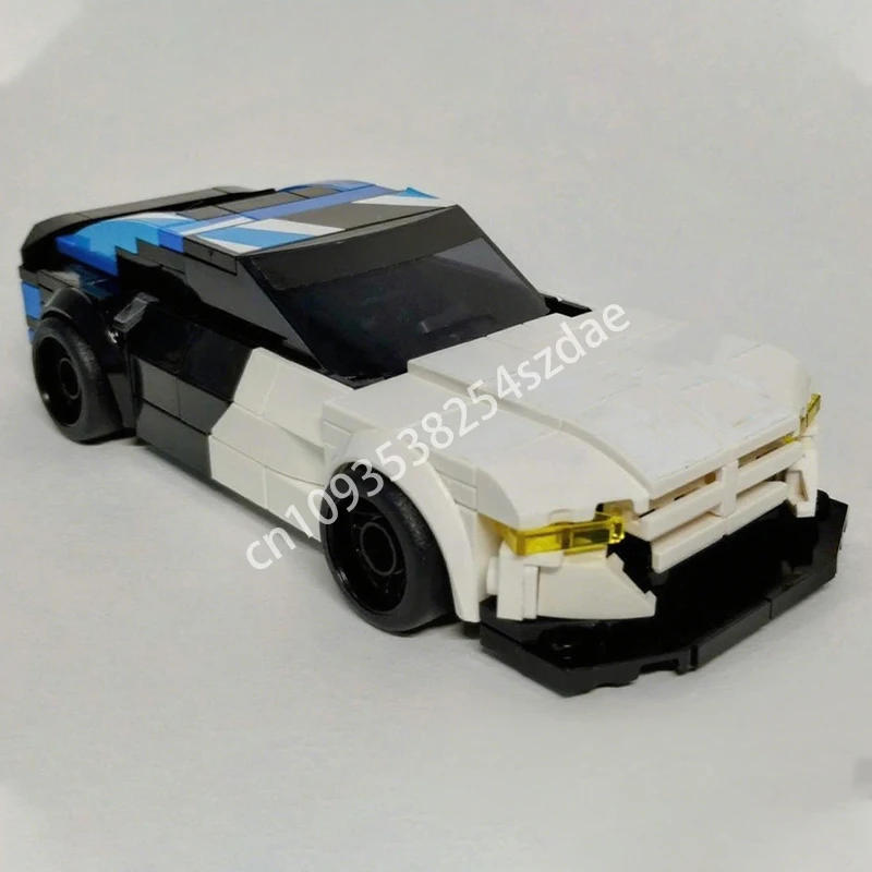 

325 шт. MOC Dodgess Charger City Champions супер автомобиль строительные блоки модель рождественская игрушка подарок модель подросток Рождественская игрушка в подарок