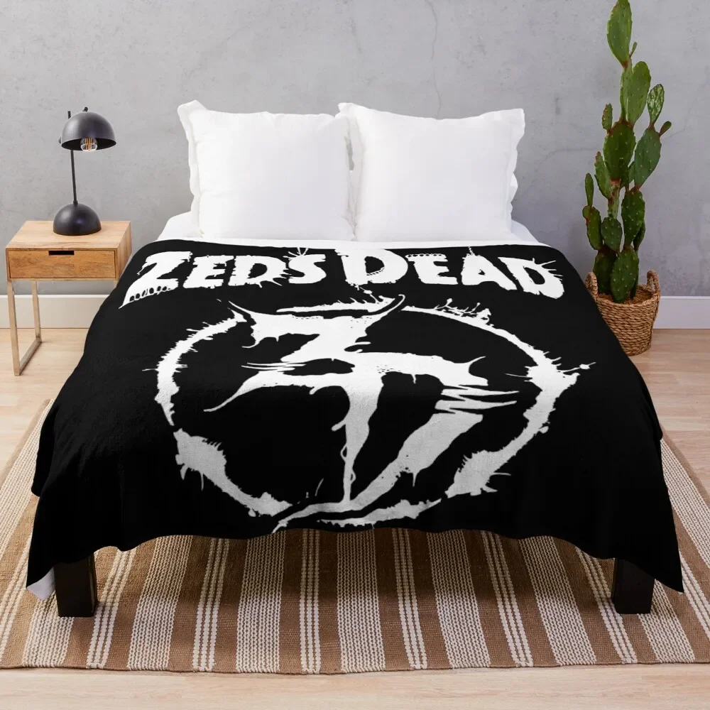 

Zeds Dead Throw Blanket Decorative Sofas bed plaid Furrys Fluffy Softs Blankets