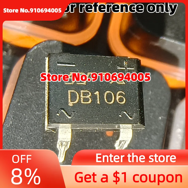 200/10 Uds DB104 DB105 DB106 DB107 DB157 DB207 DIP4 en línea