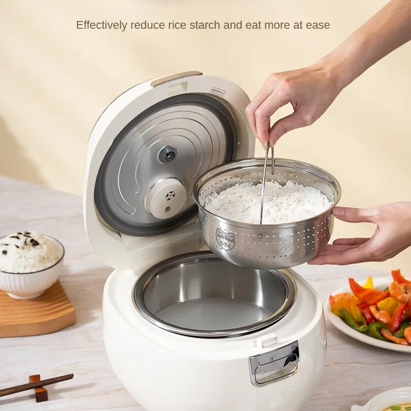 Low Sugar Rice Cooker Rice Soup Separation Home Kitchen 0 Coating Drain Rice To Remove Sugar Stainless Steel Cocina Electrica