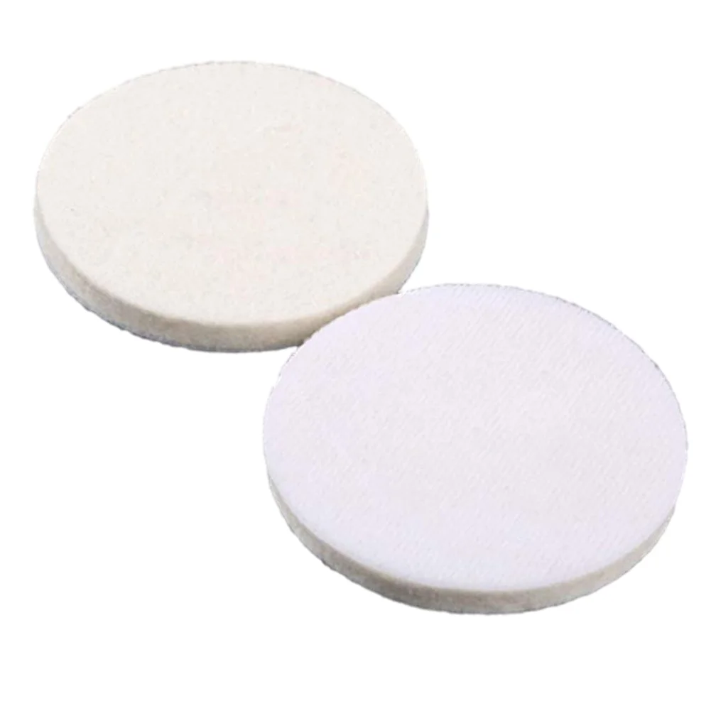 2pcs 3Inch 80mm Wool Felt Polishing Wheel Buffing Pad Grinding Discs For Jade Metal Glass Marble Ceramics Polishing Tool