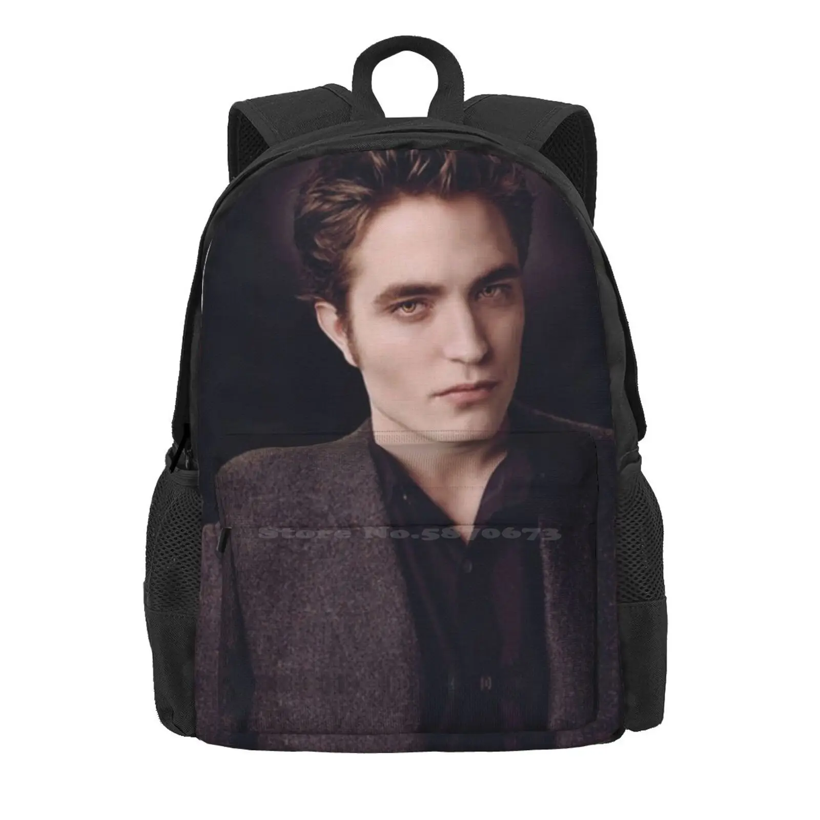 Vampire Robert Fashion Travel Laptop School Backpack Bag Robertpattinson