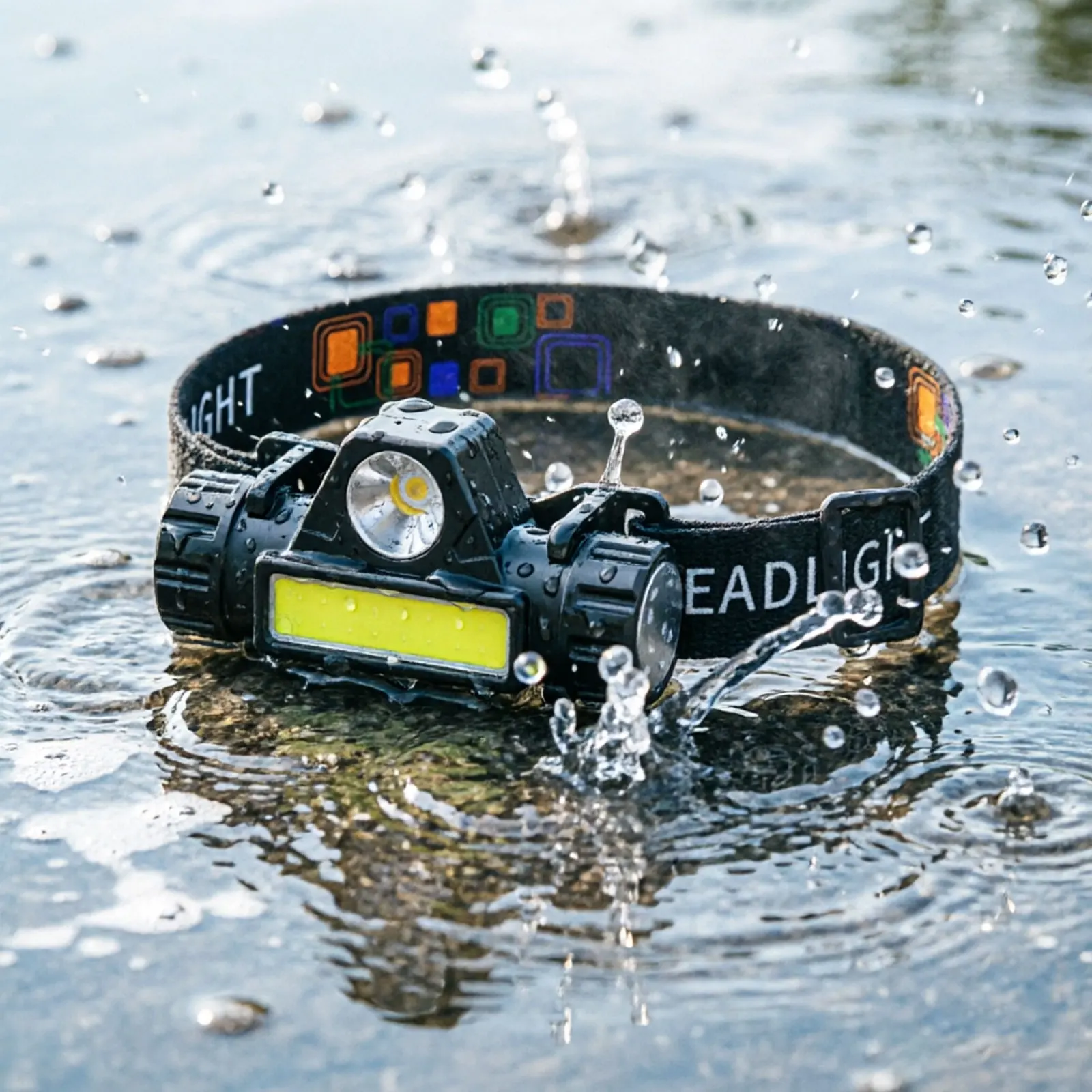 Mini LED Dimming Rechargeable Headlamp 6