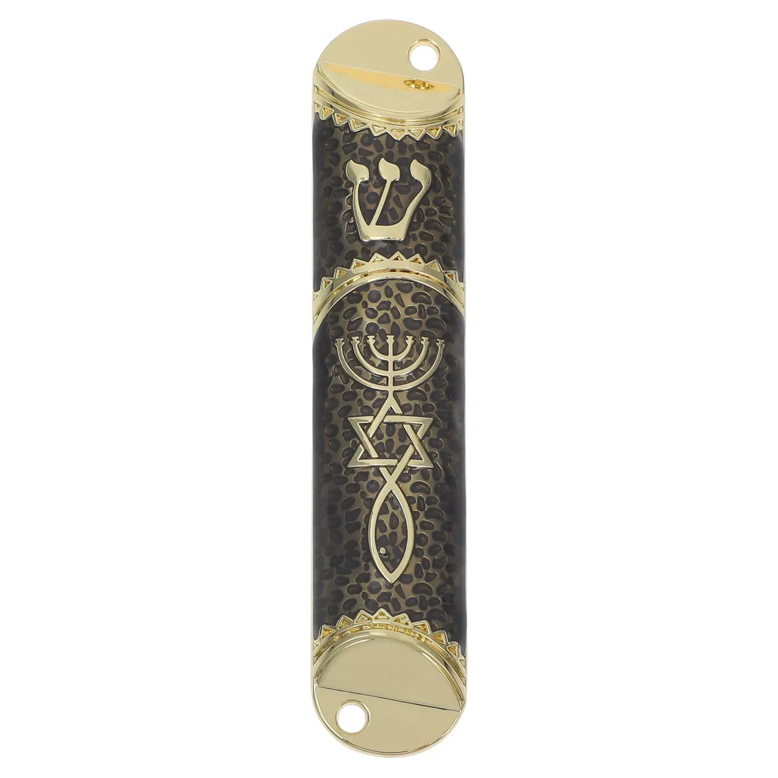 

Gatepost Holy Metal Door Side Mezuzah Jewish Religious on Frame Gift with Gifts Catholic Decor Paper Travel
