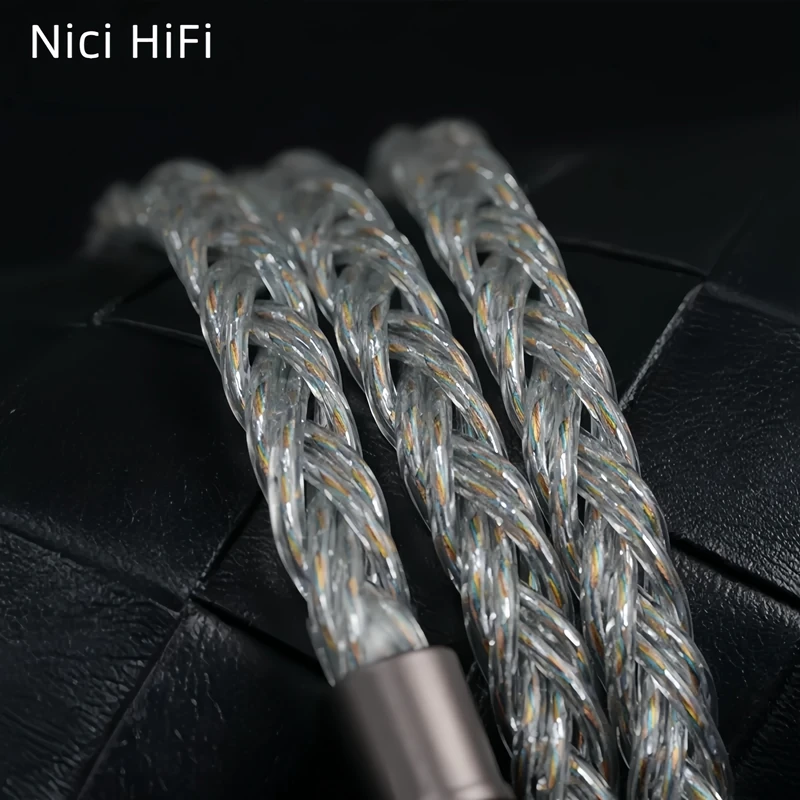 Nici HiFi-26 6 Core Earphone Cable MMCX/0.78 2Pin/Stereo 3.5mm, Balanced 4.4mm, IEM Replacement Upgrade Cable