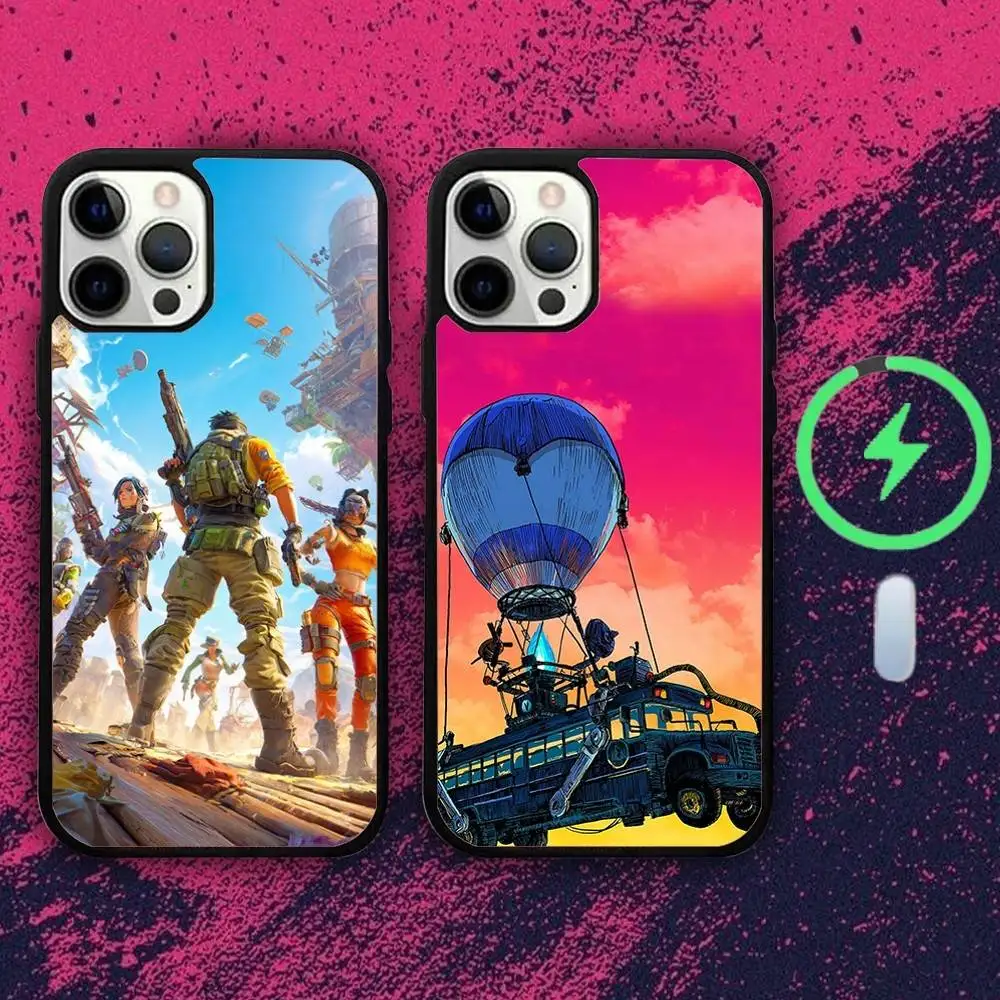 

The Game F-Fortnites Phone Case For iPhone 16e,16,15,14,13,12,11,Plus,Pro,Max,Mini Magsafe Magnetic Wireless Charging