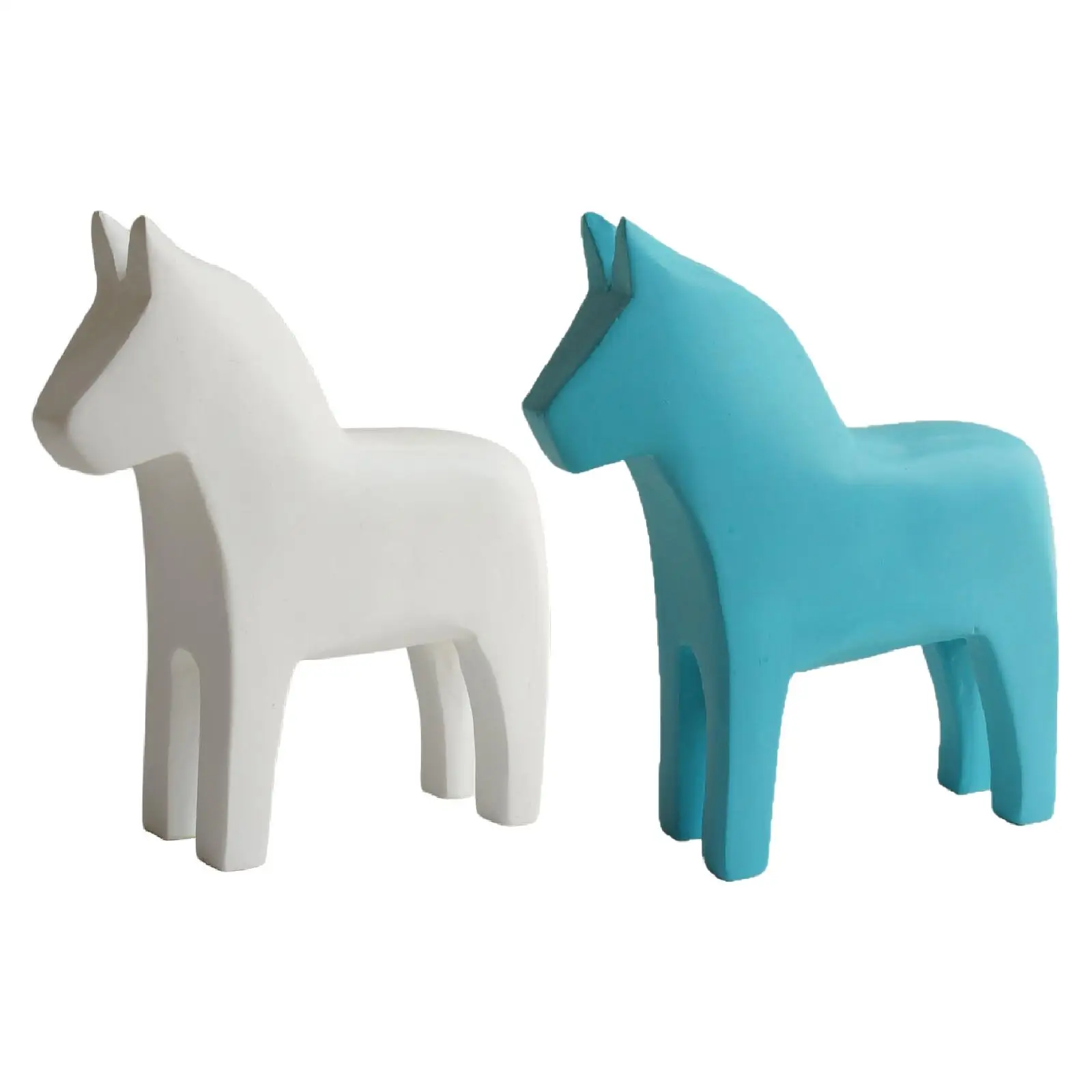 

Swedish Dala Horse Statue Wood Hand Carved Desktop Ornament Decor Sculpture for Table Centerpieces Bookshelf Entrance Cabinet