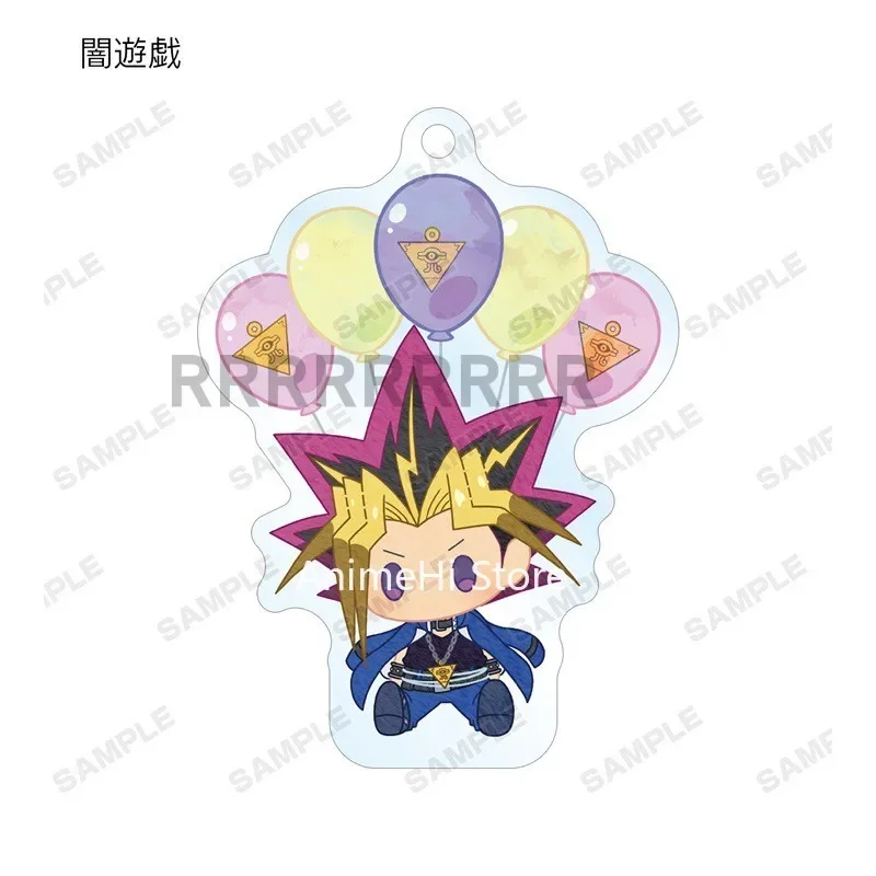 Game Yu-Gi-Oh! Keychain Doll Anime YuGiOh Yugi Muto ATEM Kaiba Seto Joey Wheeler yami Bakura Acrylic Keyring Pendant for Gift