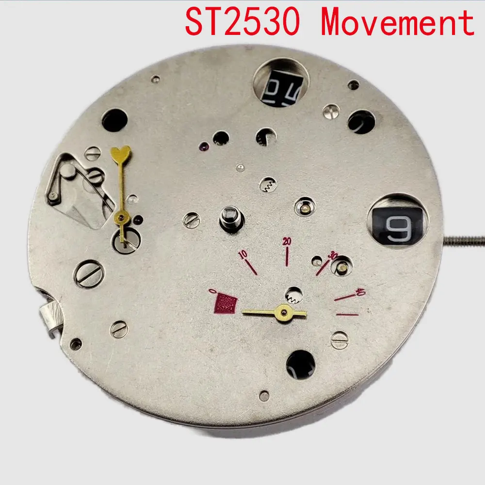 

Seagull ST2530 Automatic mechanical watch movement with date indicator Small stopwatch ST25, 4 o 'clock position, watch parts