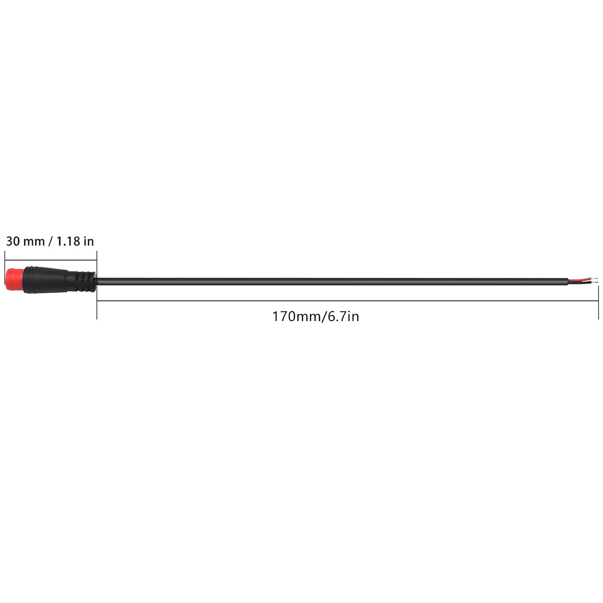 LED Power Signal Line 2/3/4/5/6Pin M8 Signal Connector Cable Male Female Waterproof Connector Outdoor Ebike Plug Wire Cable image 6