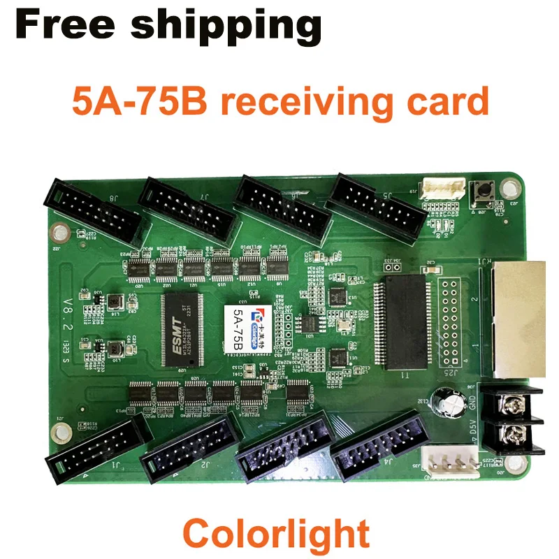 Colorlight 5A-75B Receiving Card Hub75E Indoor Outdoor  Full Color LED Video Display