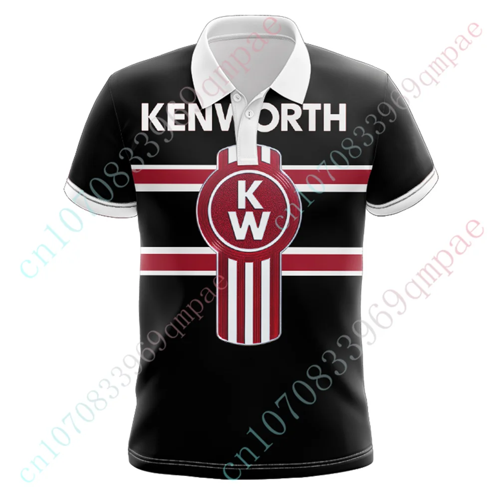 

Kenworth T Shirt For Men Casual Golf Wear Unisex Clothing Harajuku Short Sleeve Top Anime Polo Shirts And Blouses Custom Logo