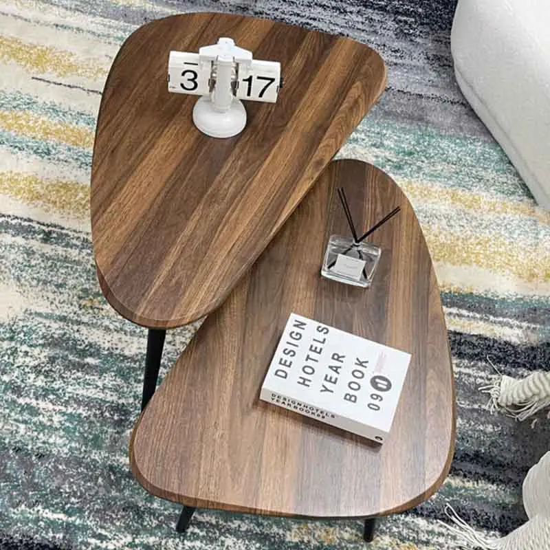 Nordic Furniture Combination Coffee Table Living Room Sofa Side Table Irregular Storage Desk Creative Tea Table Home Accessories