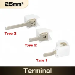 25 mm² Terminals for Busbar Circuit Breaker Distribution Box Electrical Wire Connector