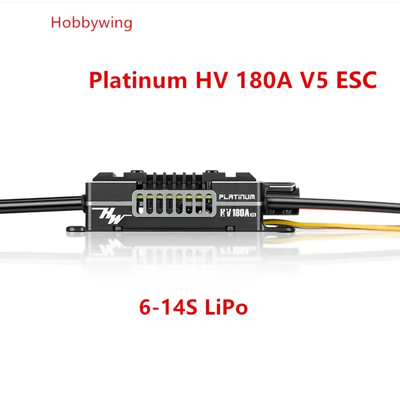 Hobbywing Platinum HV 180A V5 ESC 550 580 600 700 Klasse elektrische helikopter Hoofdrotor Lengte 550-700 mm OF vaste vleugel