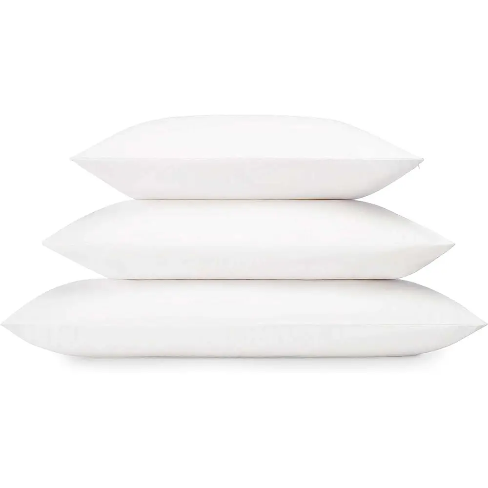 

American Talalay Latex Medium Support Bed Pillow For Sleeping With Luxurious 100% Cotton Sateen, 400Tc Cover, Queen High