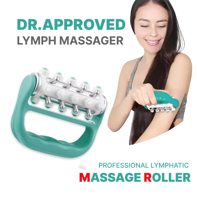 

Lymphatic Drainage Massager Portable Roller Massager Ultimate Fascia Release Scar Tissue Personal Handheld Body Massage Tool