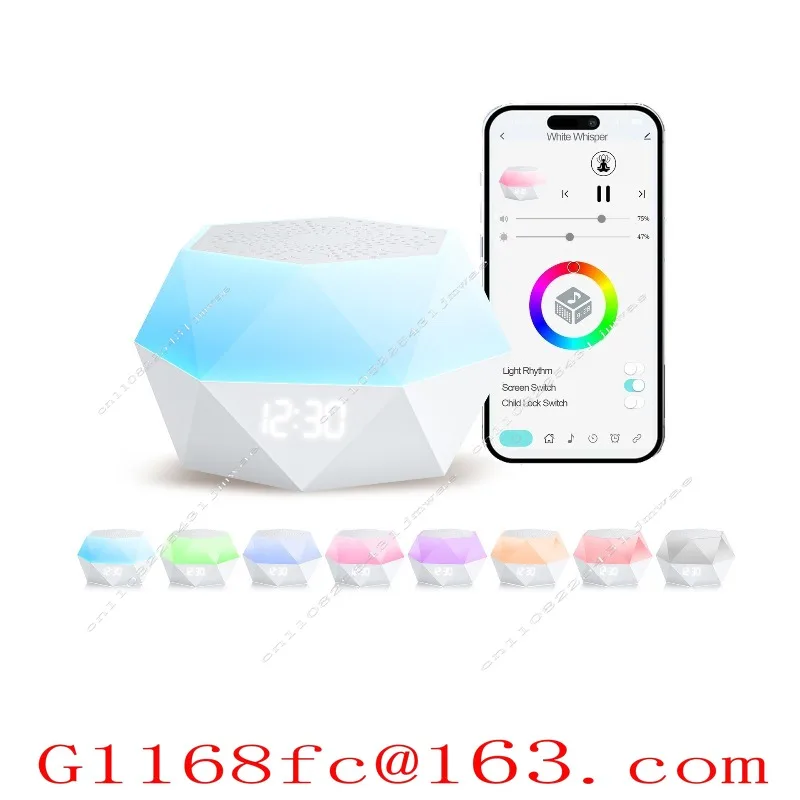 Short Diamond Shaped White Noise Sleep Aid, New Cross-border Compact and Portable Mini White Noise Sleep Aid