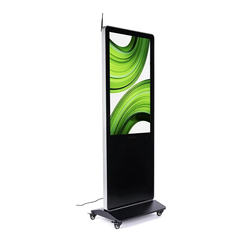Android 7.1 OS Plug & Play Connectivity Rolling Touch Digital Kiosk Digital Signage And Displays For Indoor