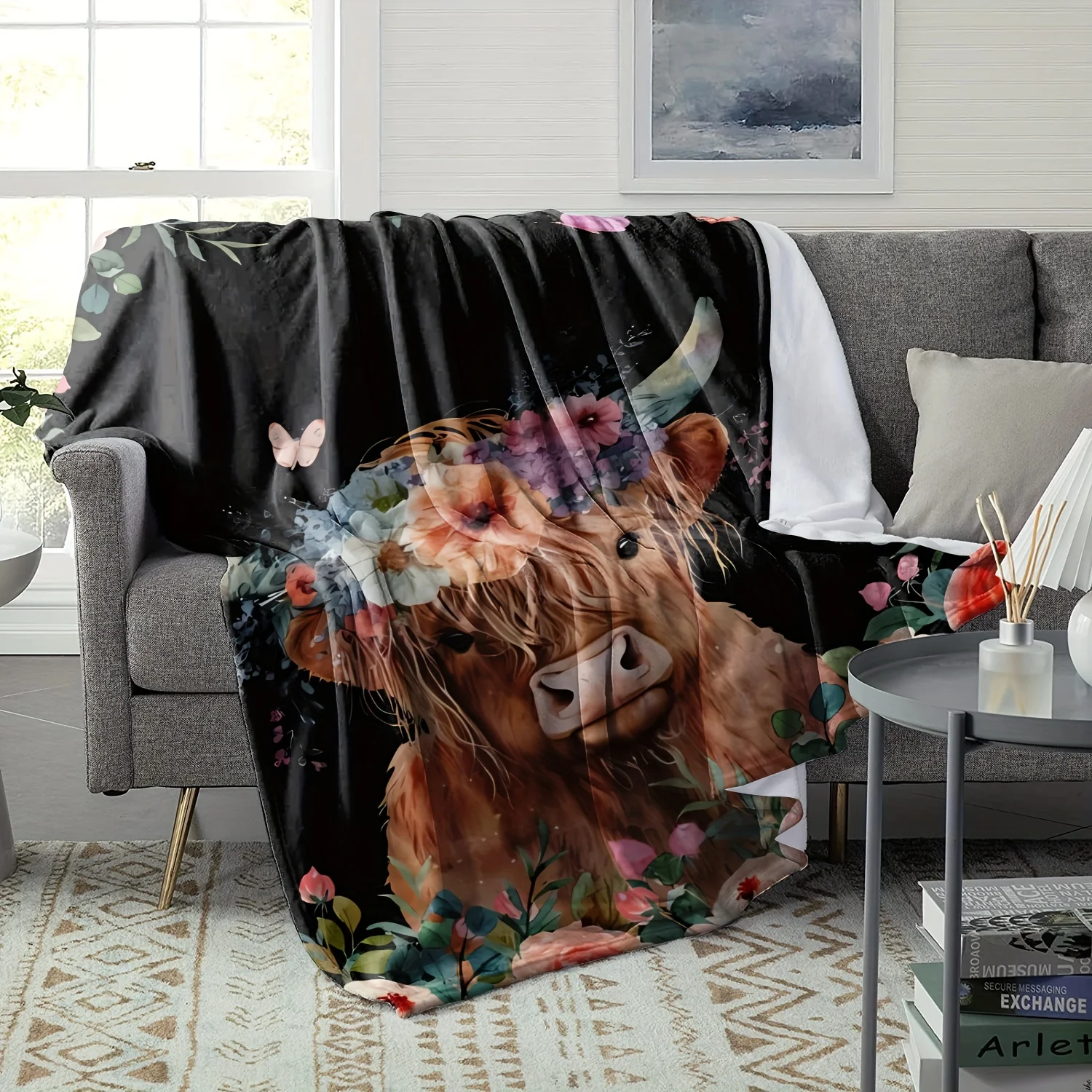 Flanellen deken: schattige hoo - Highland Home Textiles recensie en prijs