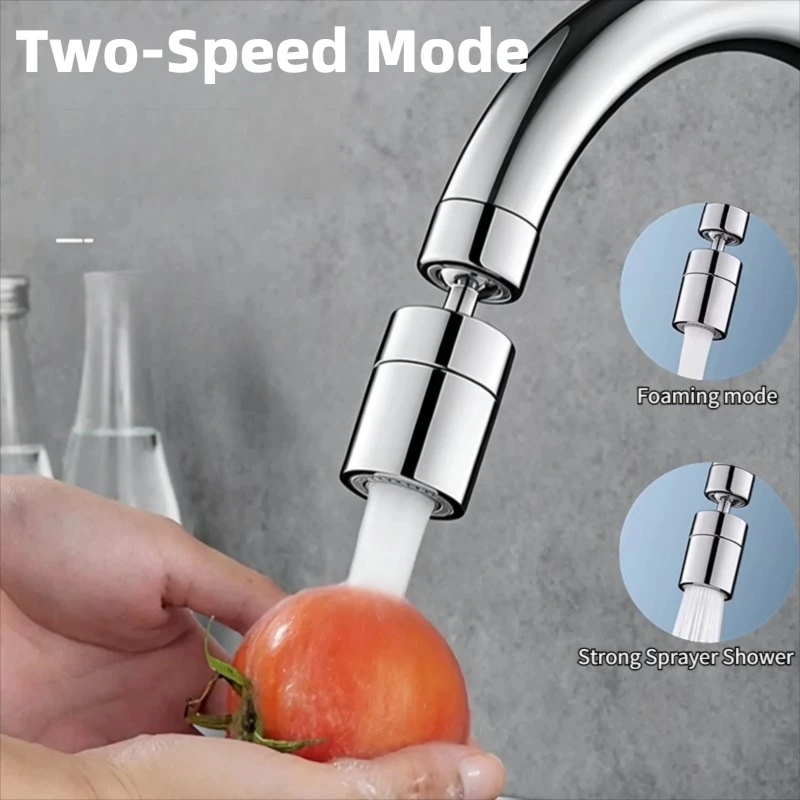 360°Universal Kitchen Faucet Anti-splash Aerator Bathroom Tap Rotatable Faucet 2 Mode Tap Nozzle Bubbler Kitchen Sink Faucet