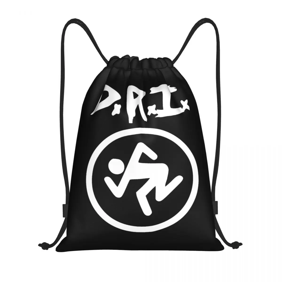 

DRI Dirty Rotten Imbeciles Rock Band Drawstring Backpack Sports Gym Bag String Sackpack for Working Out