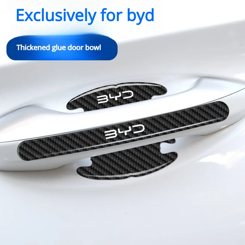 Byd Han, Tang, Qin, Song, Yuan, DMI PLUS, Dolphin EV, Печать DM, дверные ручки, наклейки на дверные чаши, универсальные декоративные защитные от царапин