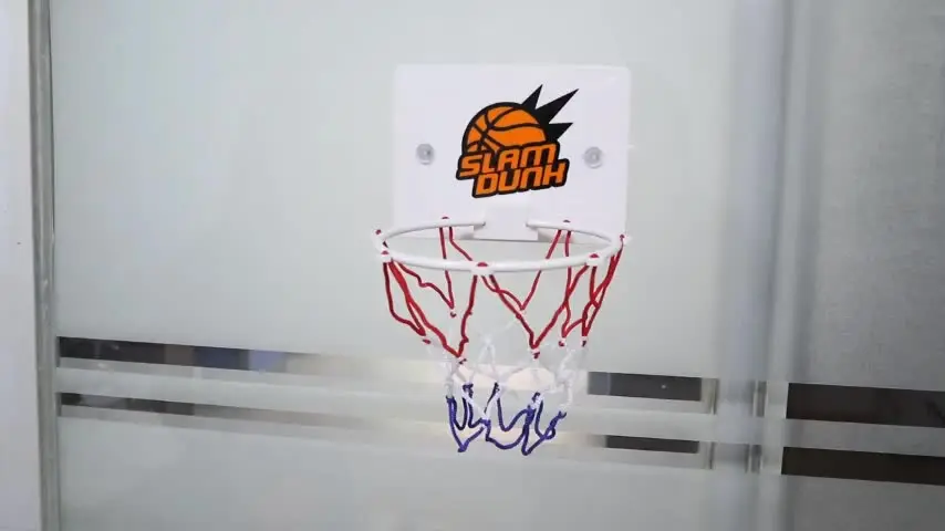 Mini Panier De Basket Pour Enfants – Intérieur/Extérieur Avec 4 Ballons Et Pompe – Fixation Murale Ou Porte