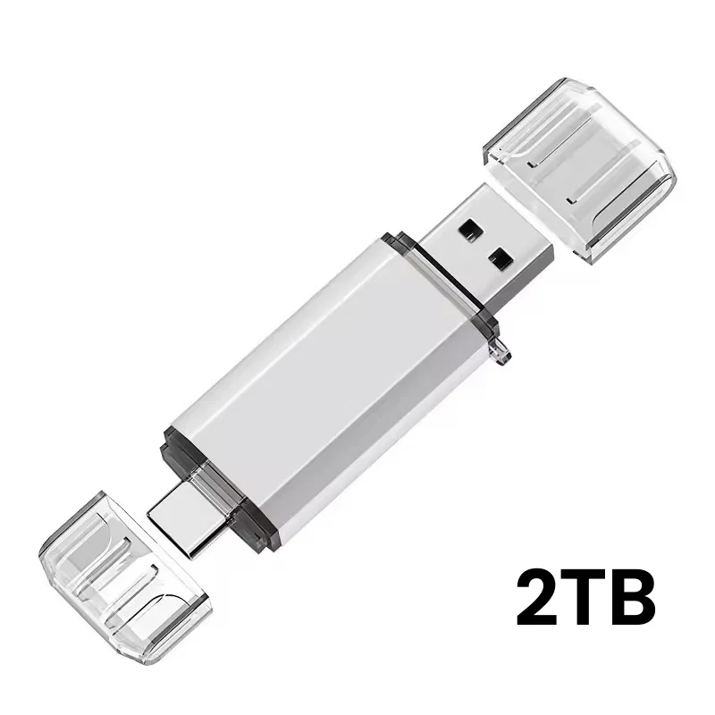 2TB OTG USB-Stick USB 3.0 Typ C für iPhone 1TB 512GB Pendrive für Samsung Huawei Xiaomi Laptop Speicherstick 2026 Neu
