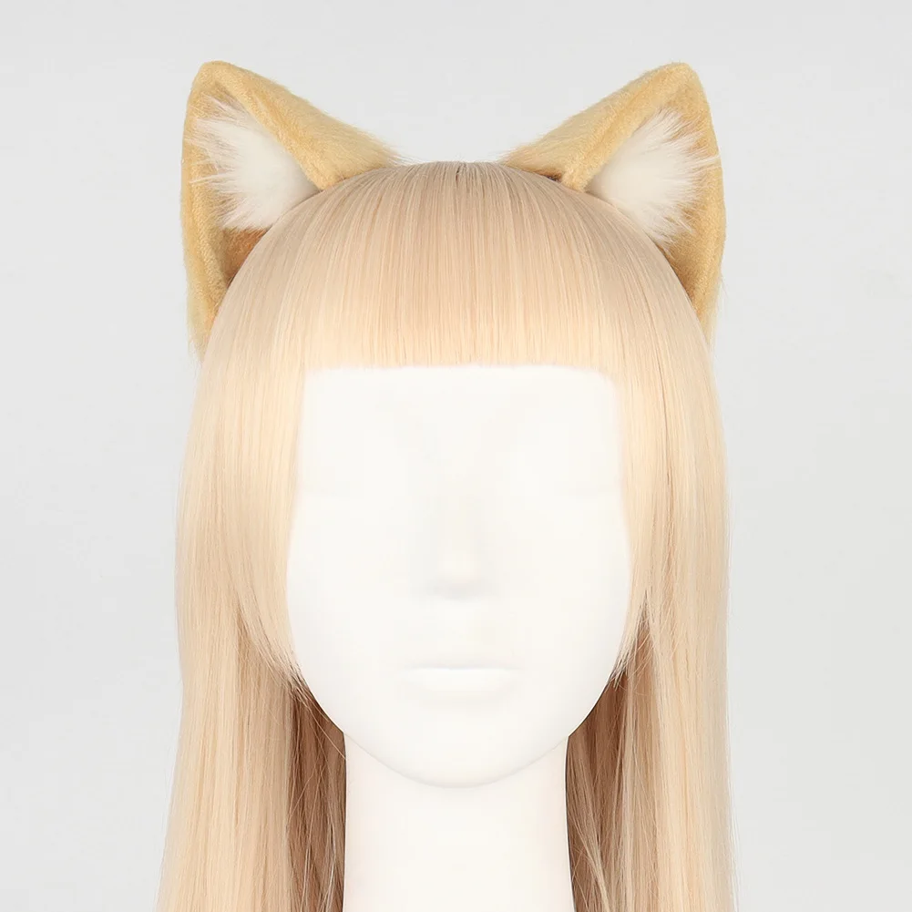 Anime Cosplay Headband Cat Ear Headband Cute Animal Ear Headpiece for Women and Girls Lolita Headdress Halloween Hair Accessori