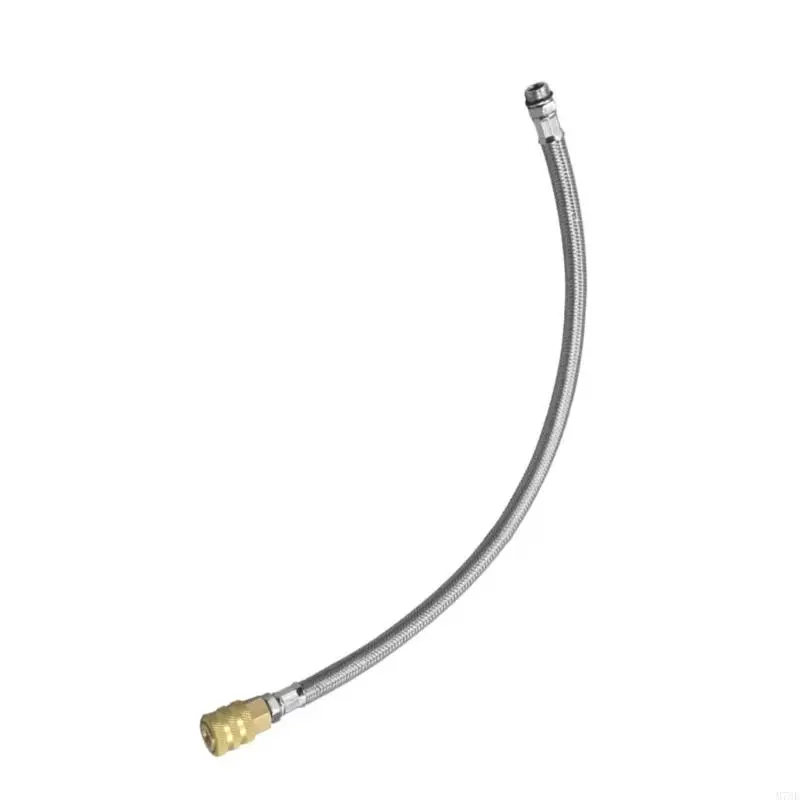 

M76E Push Pull Auto Locking Tire Chuck 12.5mm Threaded Brass Air Connector For Automotive Tires Includes 45.8cm Metal Air Hose