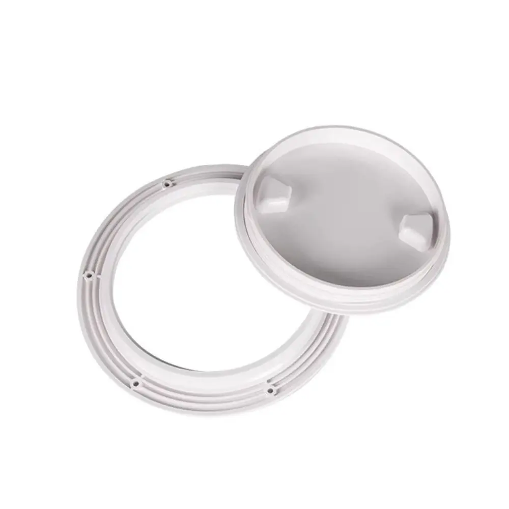 Durable 4 6 8 inch Deck Inspection Access ABS Round Deck Plate Screw Out Non Slip Hatch Cover Boat Yacht Marine Accessories