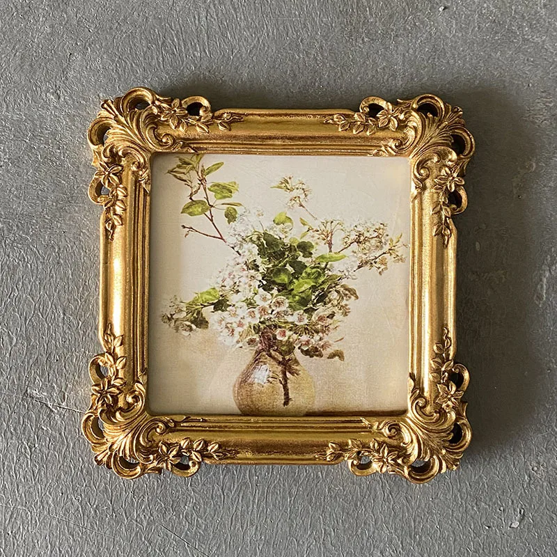 

Mutihome Medieval Court French 20x2x20cm American European Style Room Decoration Home Decor Items Photo Frame Picture Frames