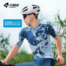 Lameda Coolmax Cycling Jersey High Breathability Men's Cycling Shirt Quick Drying Cycling Clothes For Men Bicycle Clothing