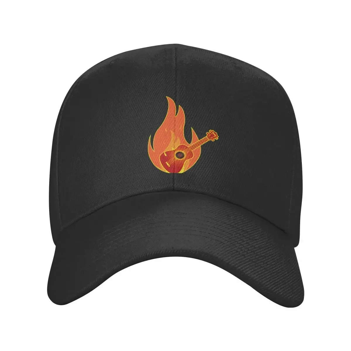 That Flamin’ Ukulele in the Sky Baseball Cap Snapback Cap Streetwear Gentleman Hat Boy Women's