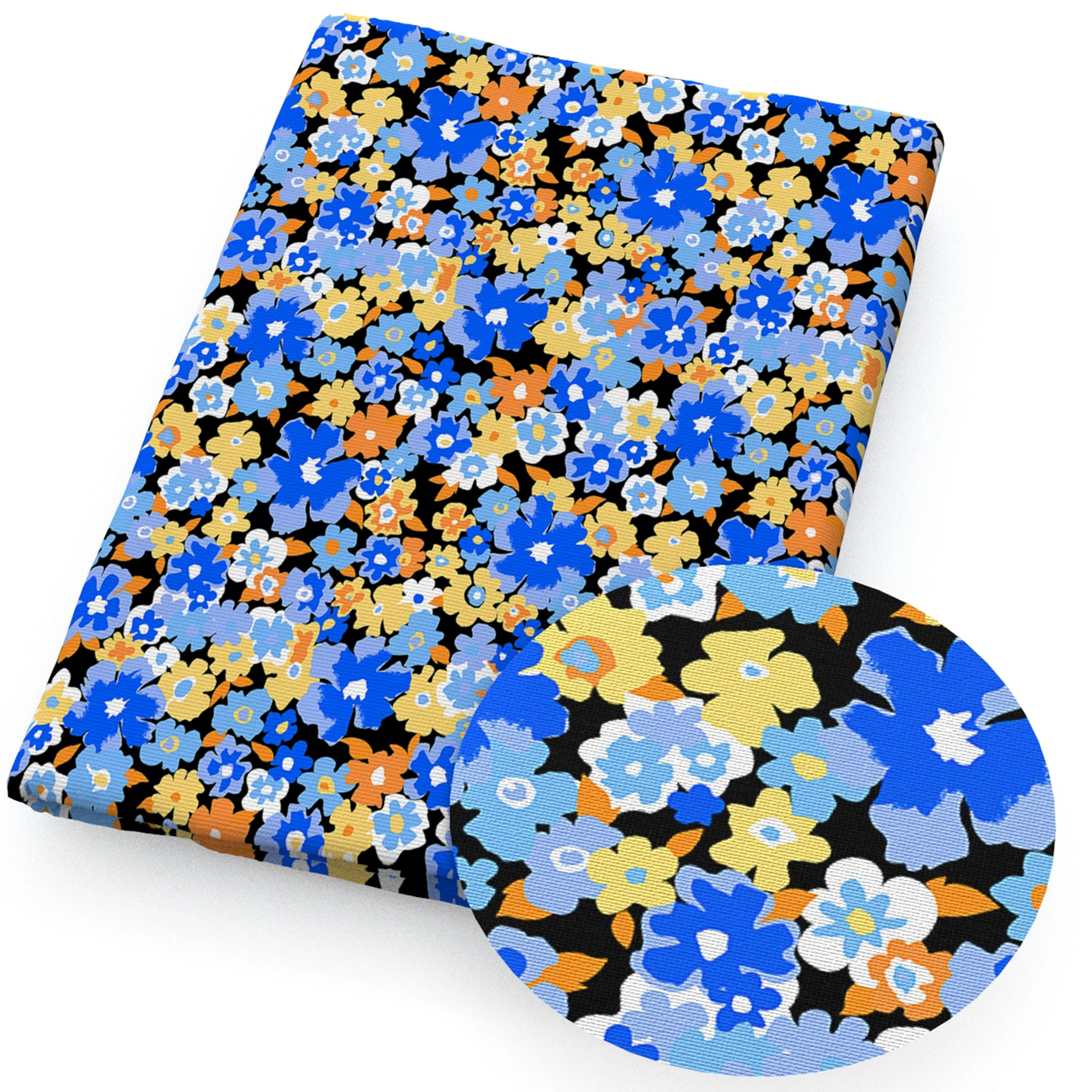 50*145 سنتيمتر/50*45 سنتيمتر زهرة الأزهار المرقعة طباعة نقية/البوليستر القطن/الساتان المواد النسيج DIY بها بنفسك القماش الأنسجة خياطة لحاف الإبرة