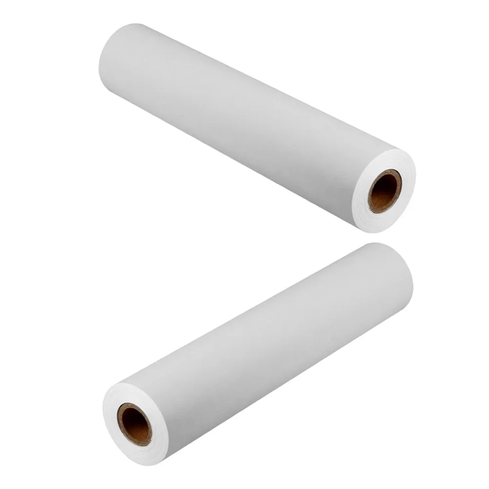 

CORHAD 2pcs Kids Watercolor Drawing Paper Roll Easel Painting Sheet Kraft for Children Finger Art Craft Blank White