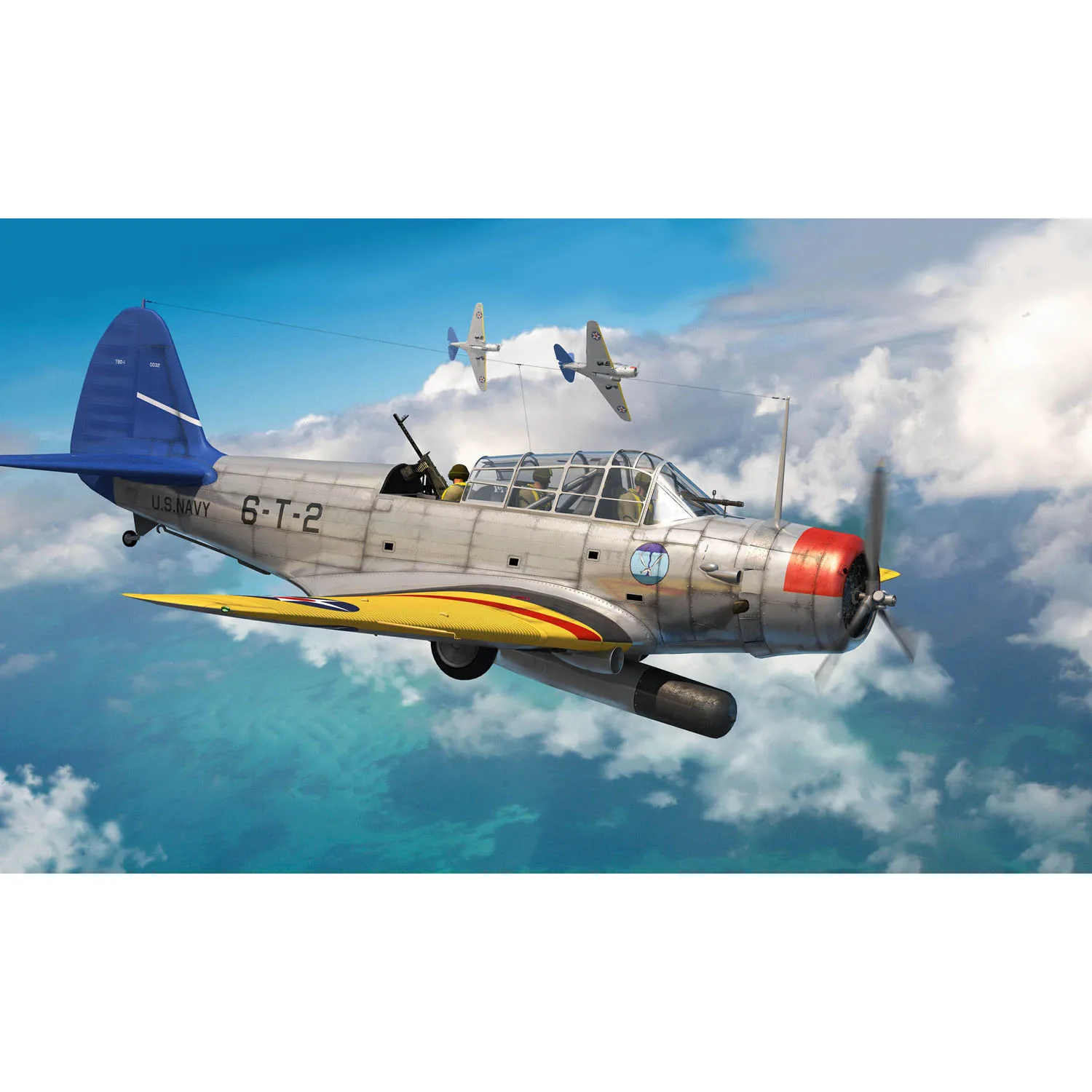 1/48 Scale Plastic HobbyBoss TBD-1 Devastator Torpedo Bomber Aircraft Plane Static Display Model Building Kits Toys Hobbies